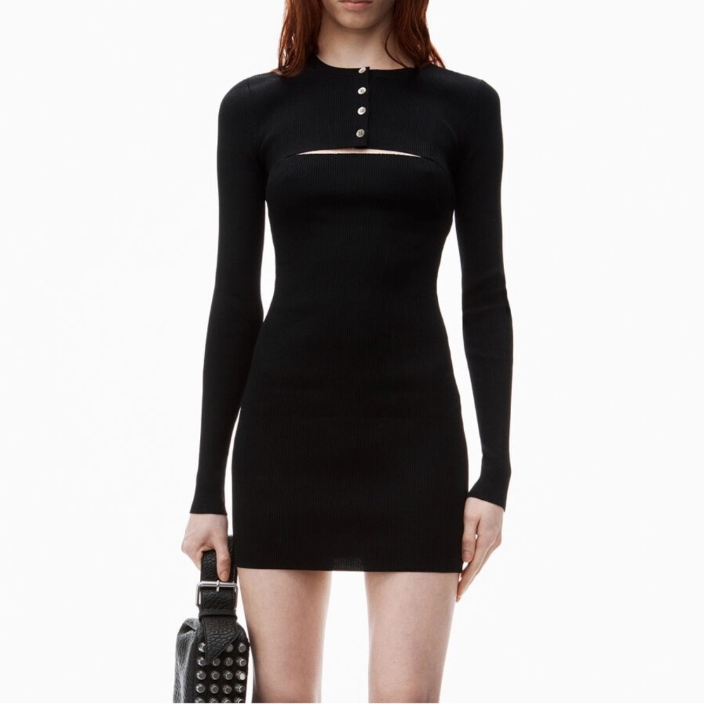 Alexander Wang Dress. NWT. Black. Size M.